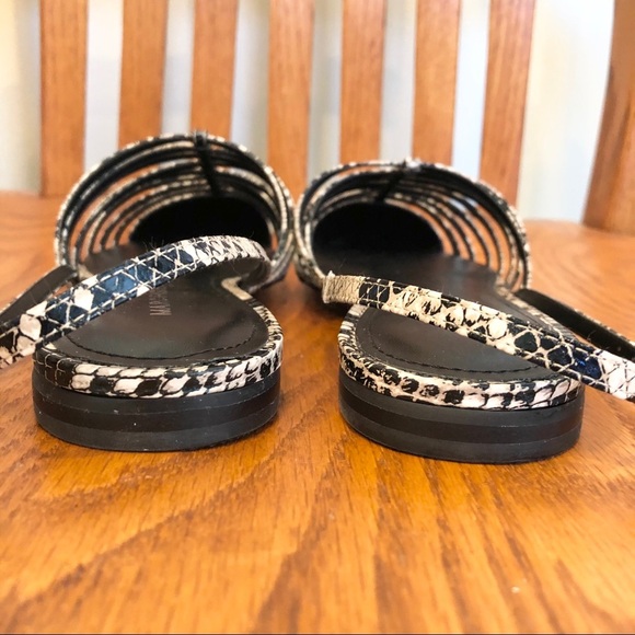 NEW Marc Fisher Cage, Faux Strappy, Snakeskin Sa… - Picture 4 of 8